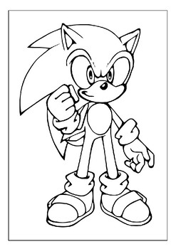 Unleash creativity with sonic the hedgehog printable coloring sheets for kids