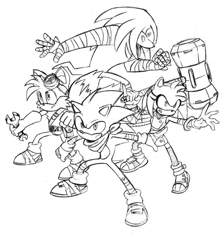 Printable coloring pages cartoon coloring pages coloring pages sonic boom