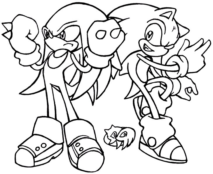 Sonic and knuckles by anti