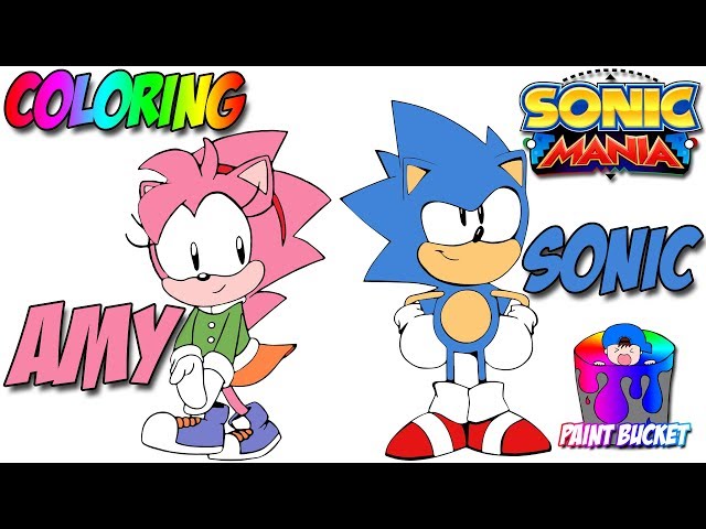 Sonic mania coloring pages