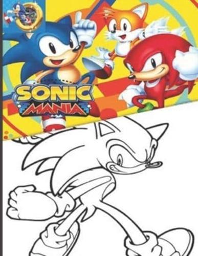 Sonic mania great loring book for kids cartoon network blackwells