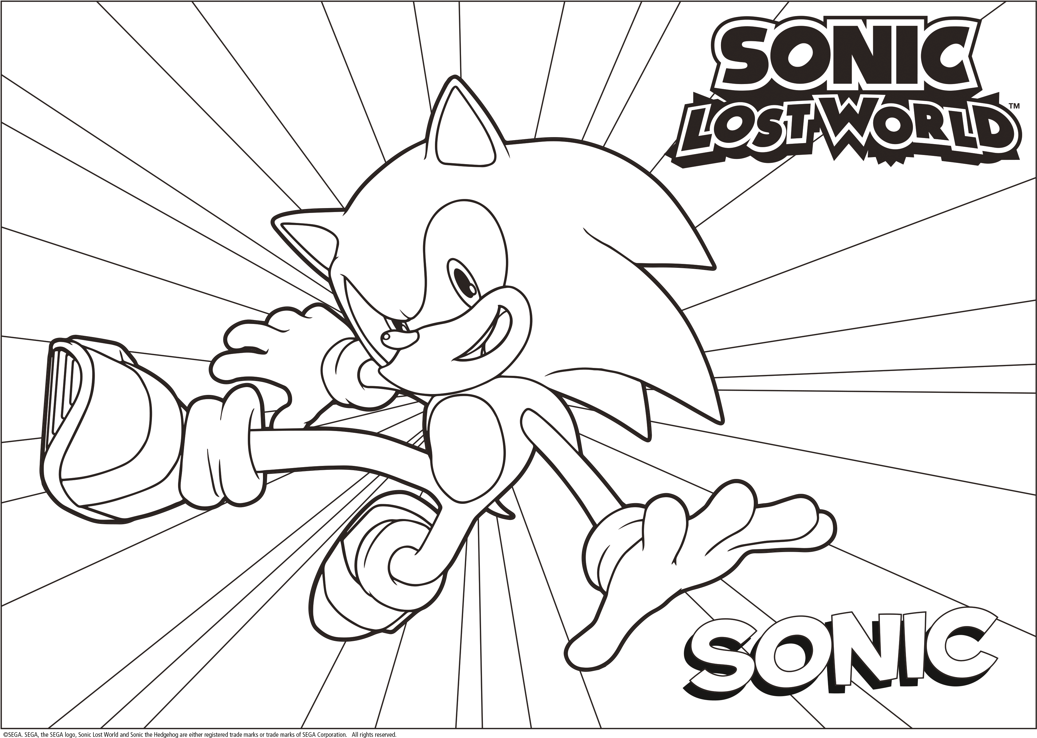 Download collection of sonic mania coloring pages