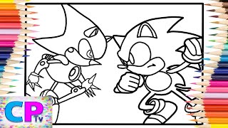 Sonic cd coloring pagessonic the hedgehog cdspektre