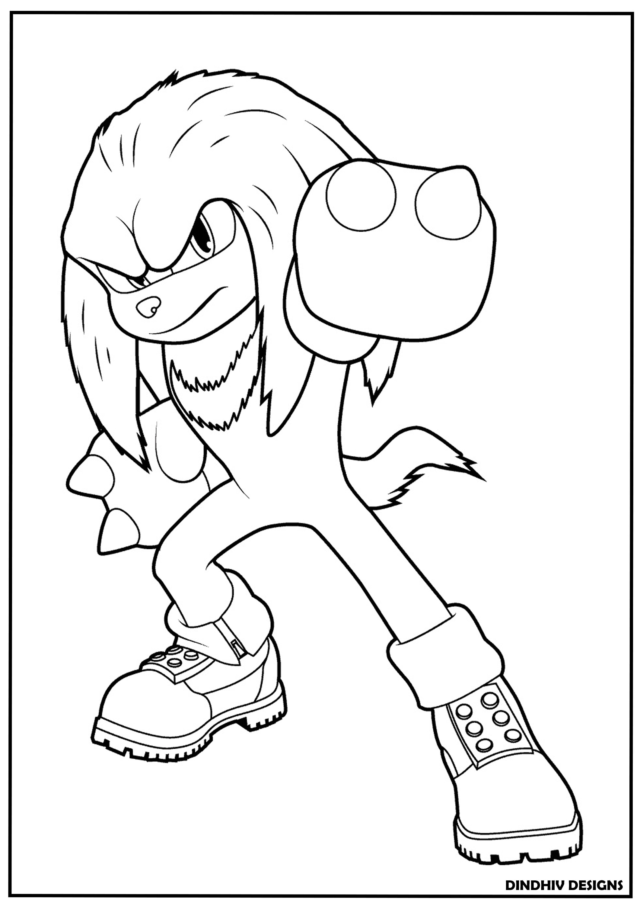 Sonic the hedgehog movie coloring pages ready to print digital delivery pages for kids and adults