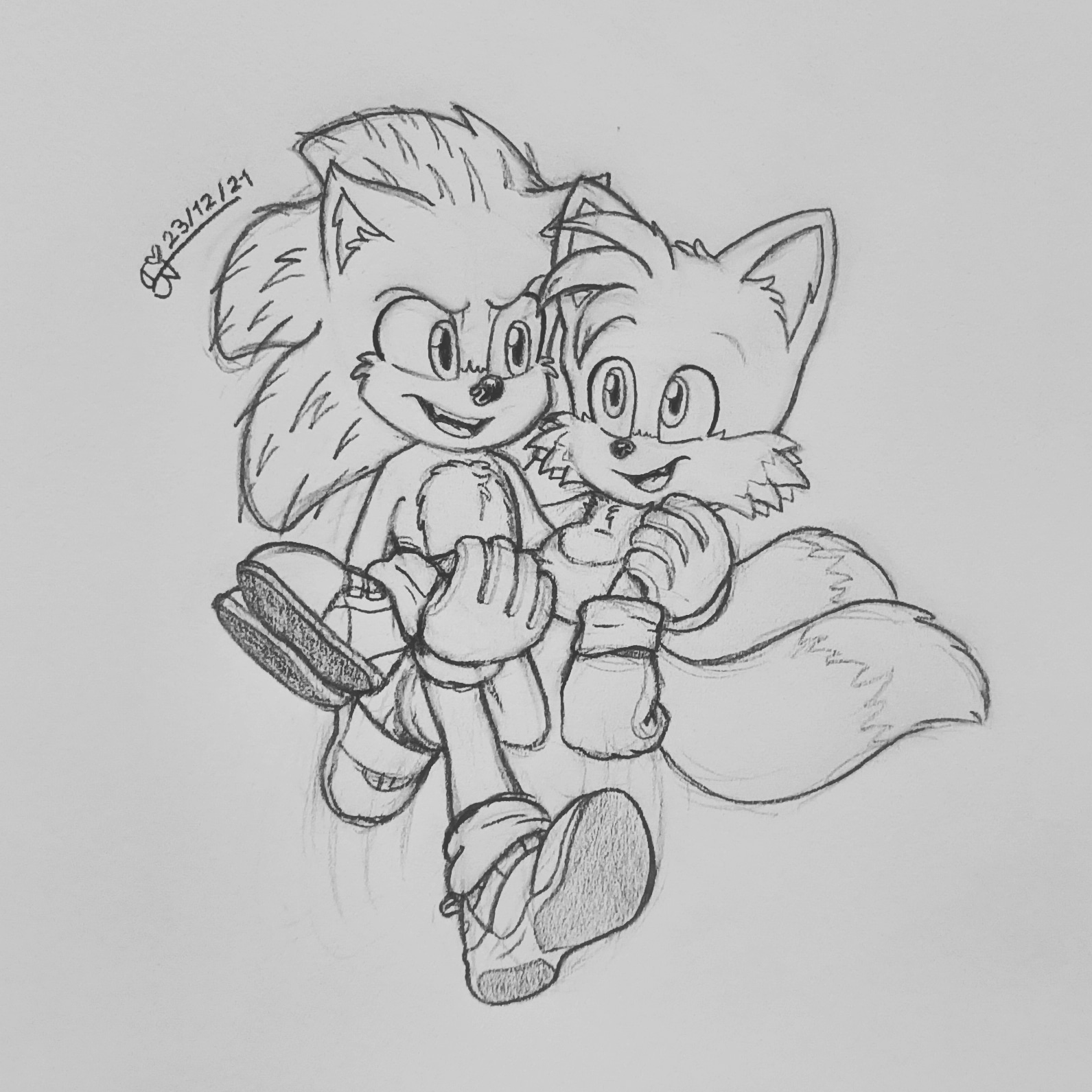 Diana novelo on x gotcha lil bro ððµðð in almost every sonic tv show theres at least one scene where sonic had to carry tails and i thought it would be cute