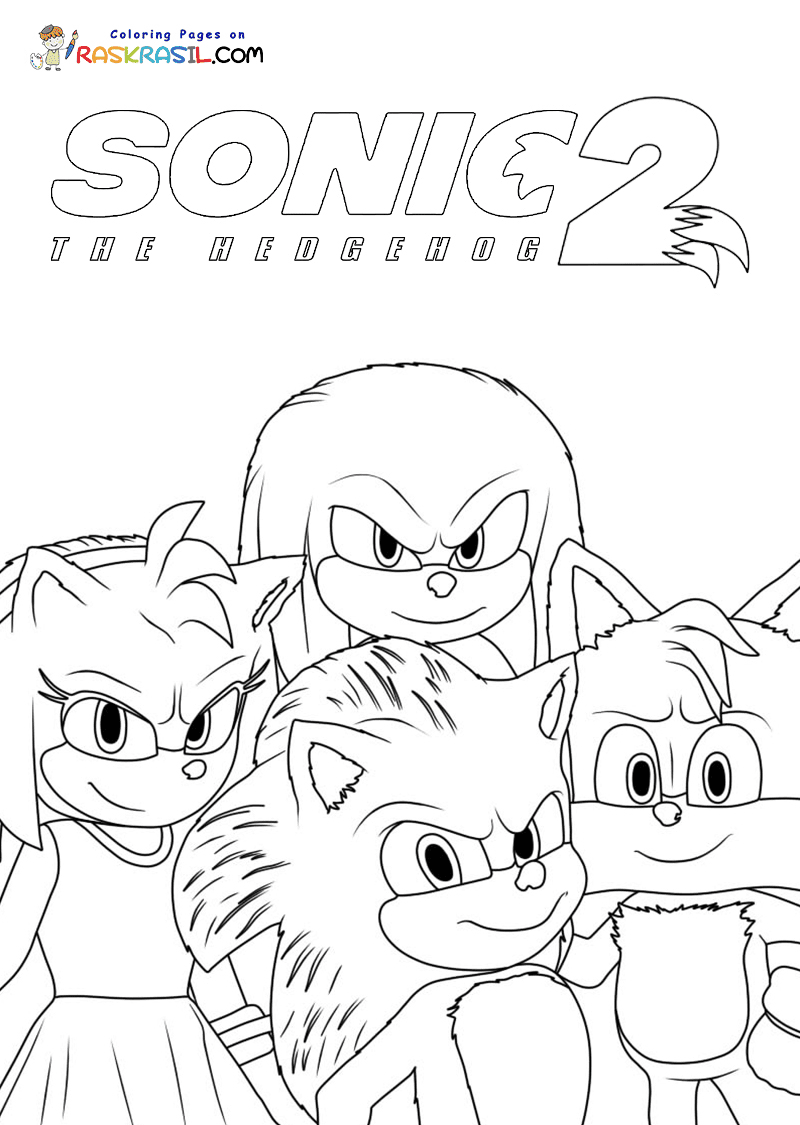 Sonic the hedgehog coloring pages printable for free download