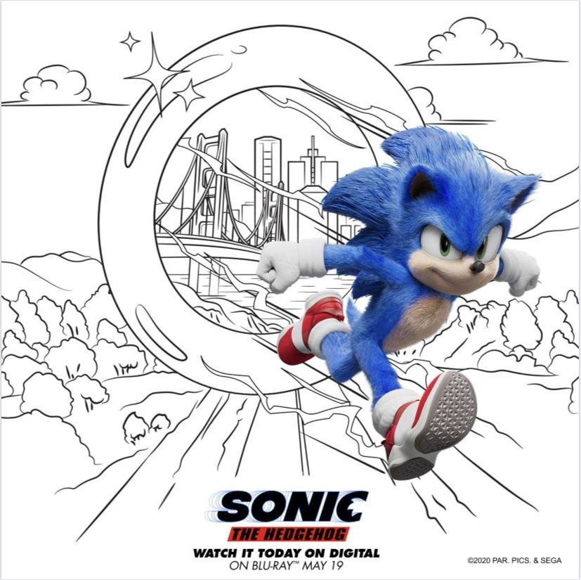 Sonic the hedgehog activity sheets sonic the hedgehog sonic hedgehog movie