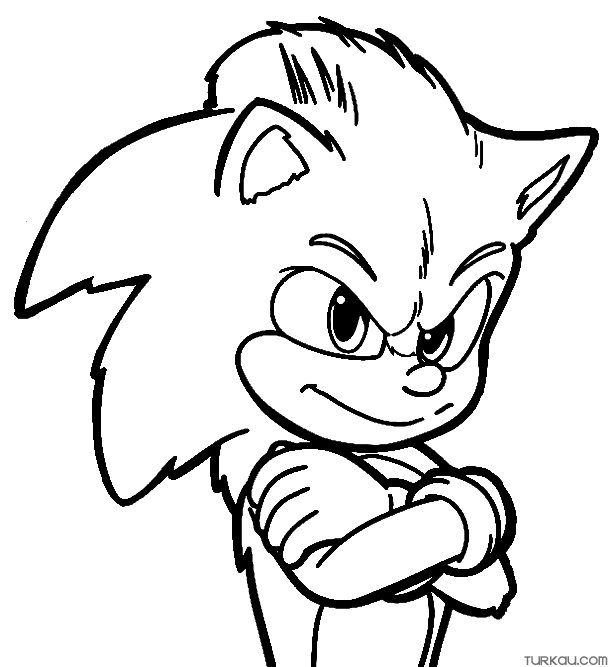 Sonic coloring pages