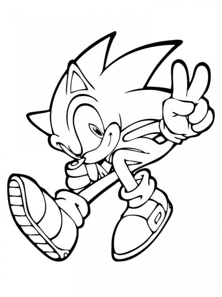 Get this online sonic coloring pages