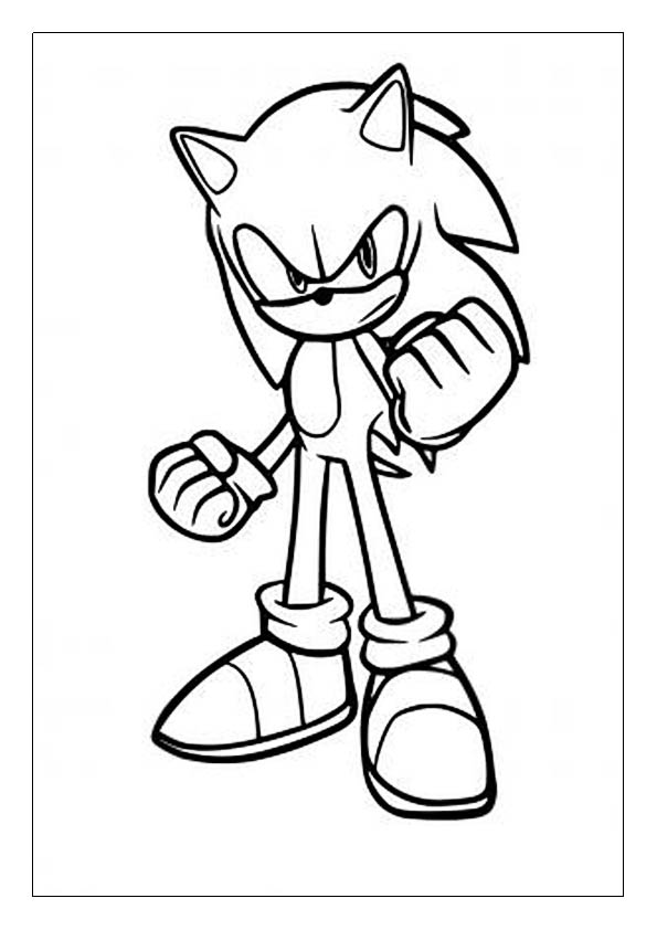 Sonic the hedgehog coloring pages free printable coloring sheets for kids