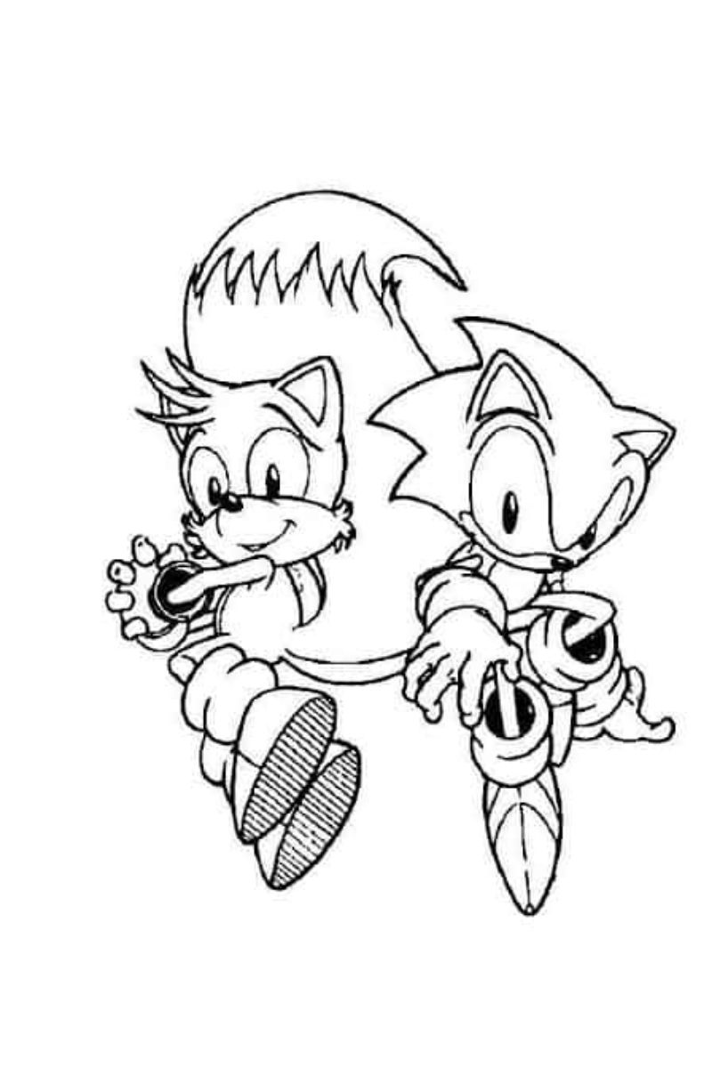 Desenhos do sonic para imprimir e colorir sonic shadow colorir