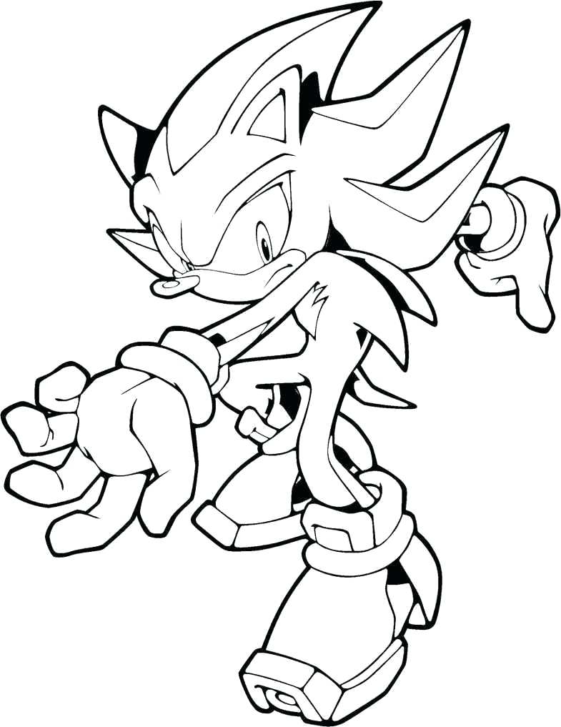 Desenhos de shadow the hedgehog para imprimir e colorir sonic x shadow para colorir