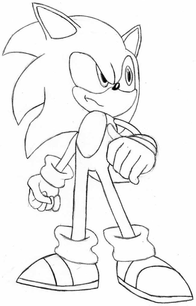 Desenhos do dark sonic para imprimir e colorirpintar dark sonic para colorir