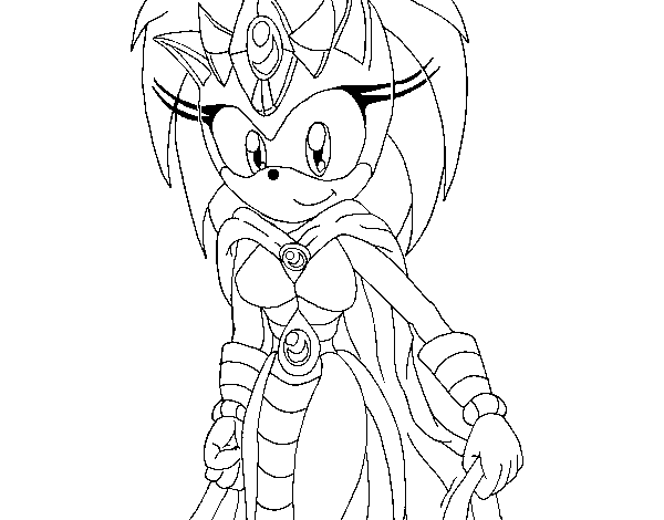 Sonics mother coloring page