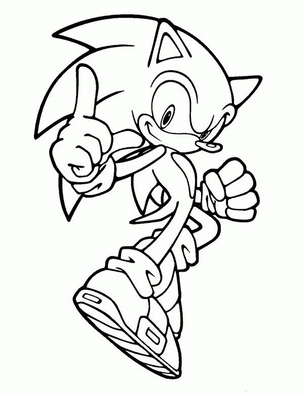 Sonic coloring pages utskrivbara fãrglãggningssidor mãlarbãcker mãlarbok