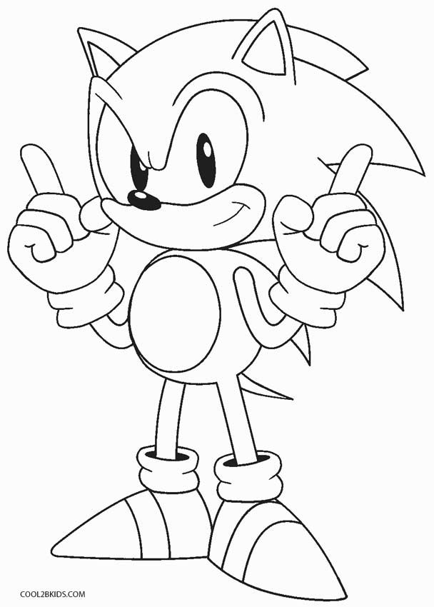 Printable sonic coloring pages for kids coolbkids folhas para colorir desenhos infantis para colorir desenhos infantis para pintar