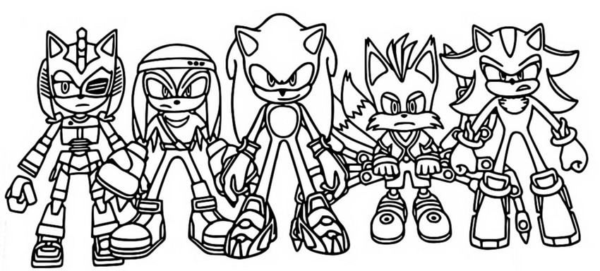 Coloring page flix august sonic prime