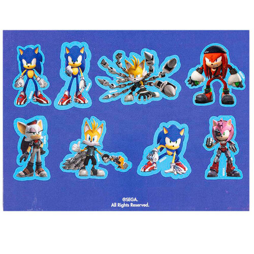 Sonic prime colouring stationery set