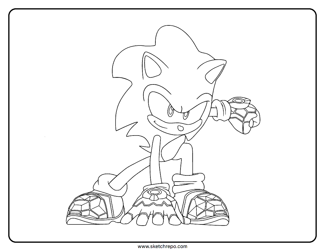 Sonic coloring pages â sketch repo