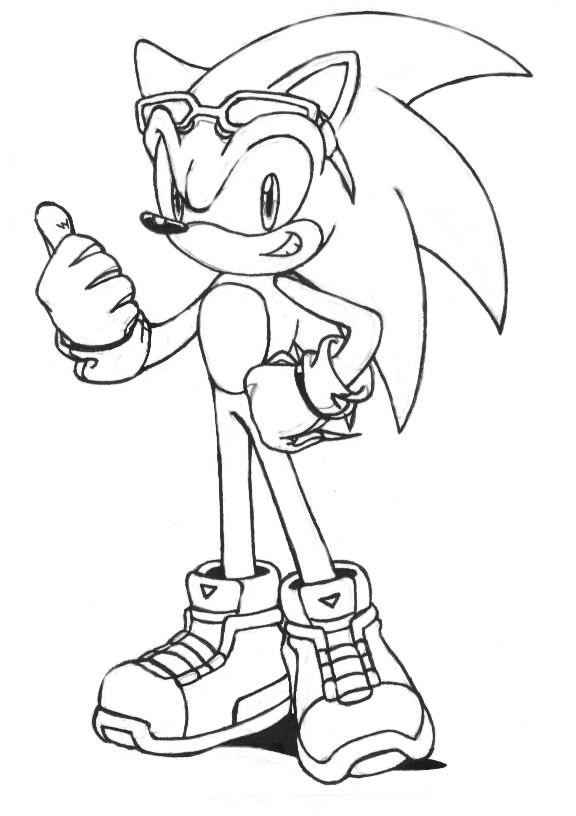 Sonic riders coloring pages coloring pages to print sonic