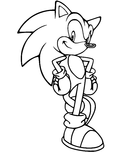 Sonic coloring pages printable for free download