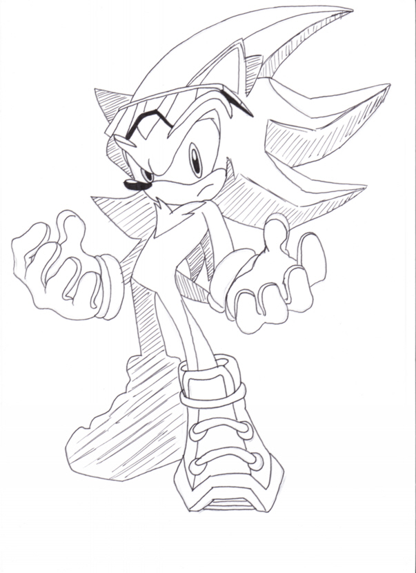 Shadow in sonic riders style by sonicridersfreak