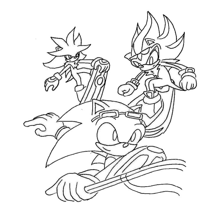 Coloring page sonic video games â printable coloring pages