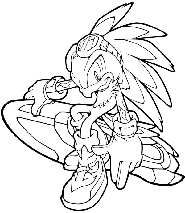 Coloring page sonic video games â printable coloring pages