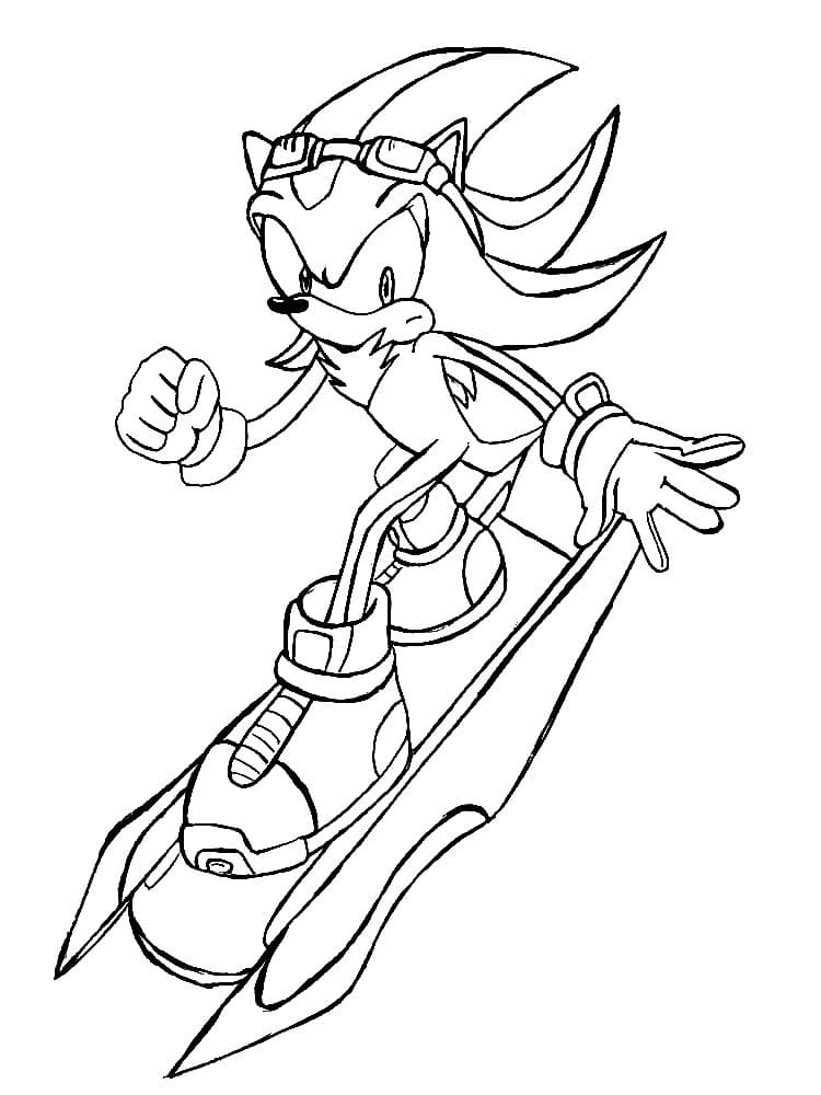 Sonic the hedgehog coloring pages pieces print for free