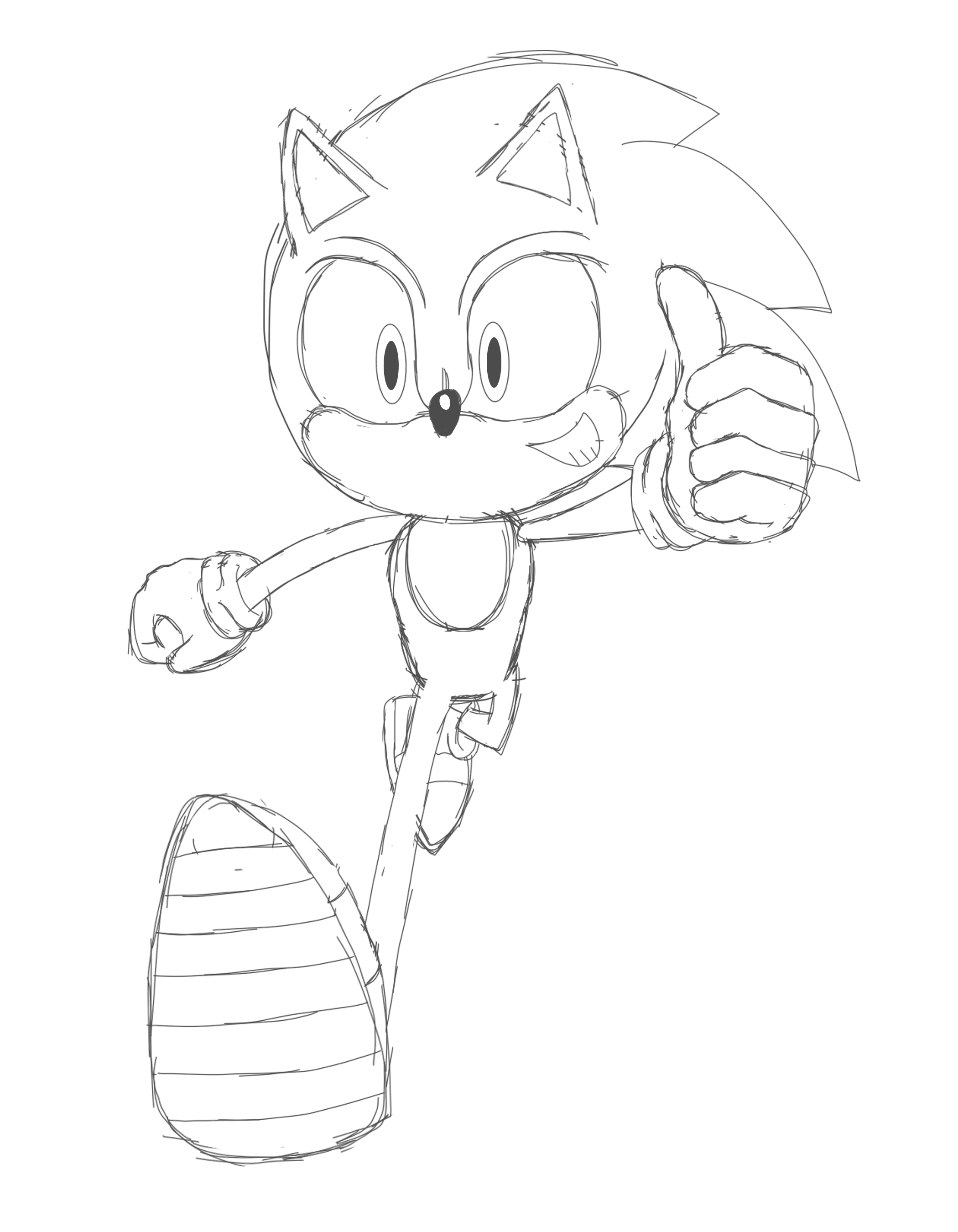 Sonic running mission by creamsfriend on