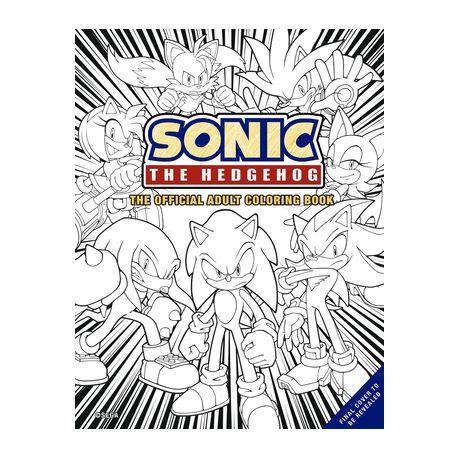 Sonic the hedgehog adult coloring book shop today get it tomorrow