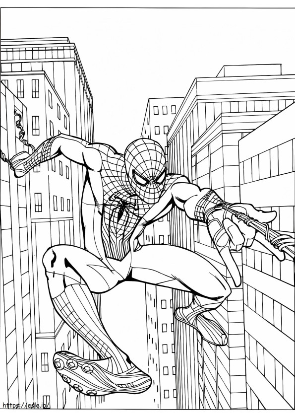 Spiderman coloring coloring pages