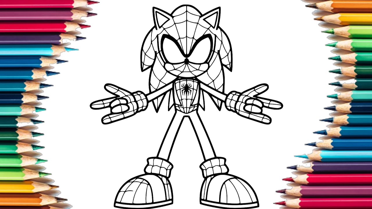 Coloring sonic spider