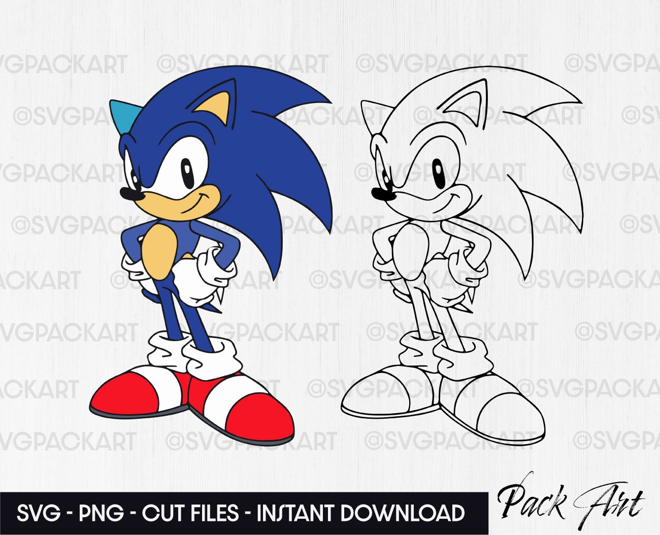 Sonic png the hedgehog svg shirt files for cricut and silhouette