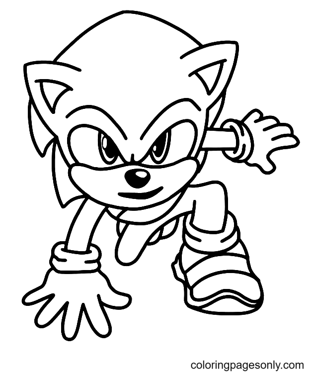 Sonic the hedgehog coloring pages printable for free download