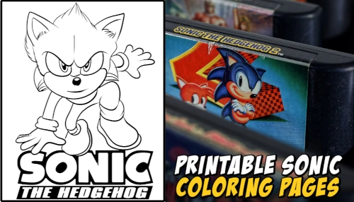 Premiere of sonic printable coloring pages