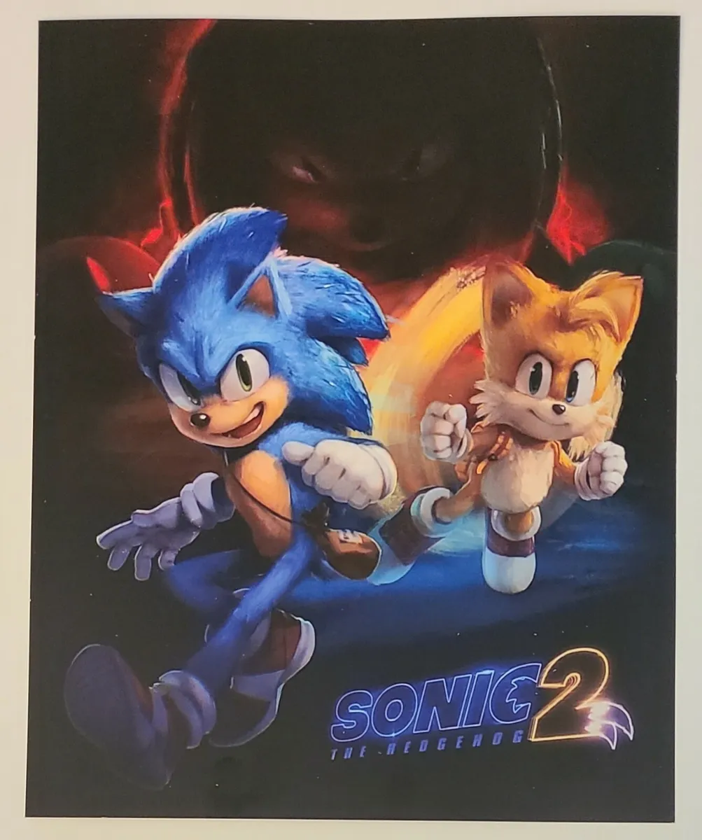 Sonic the hedgehog color glossy x movie photo