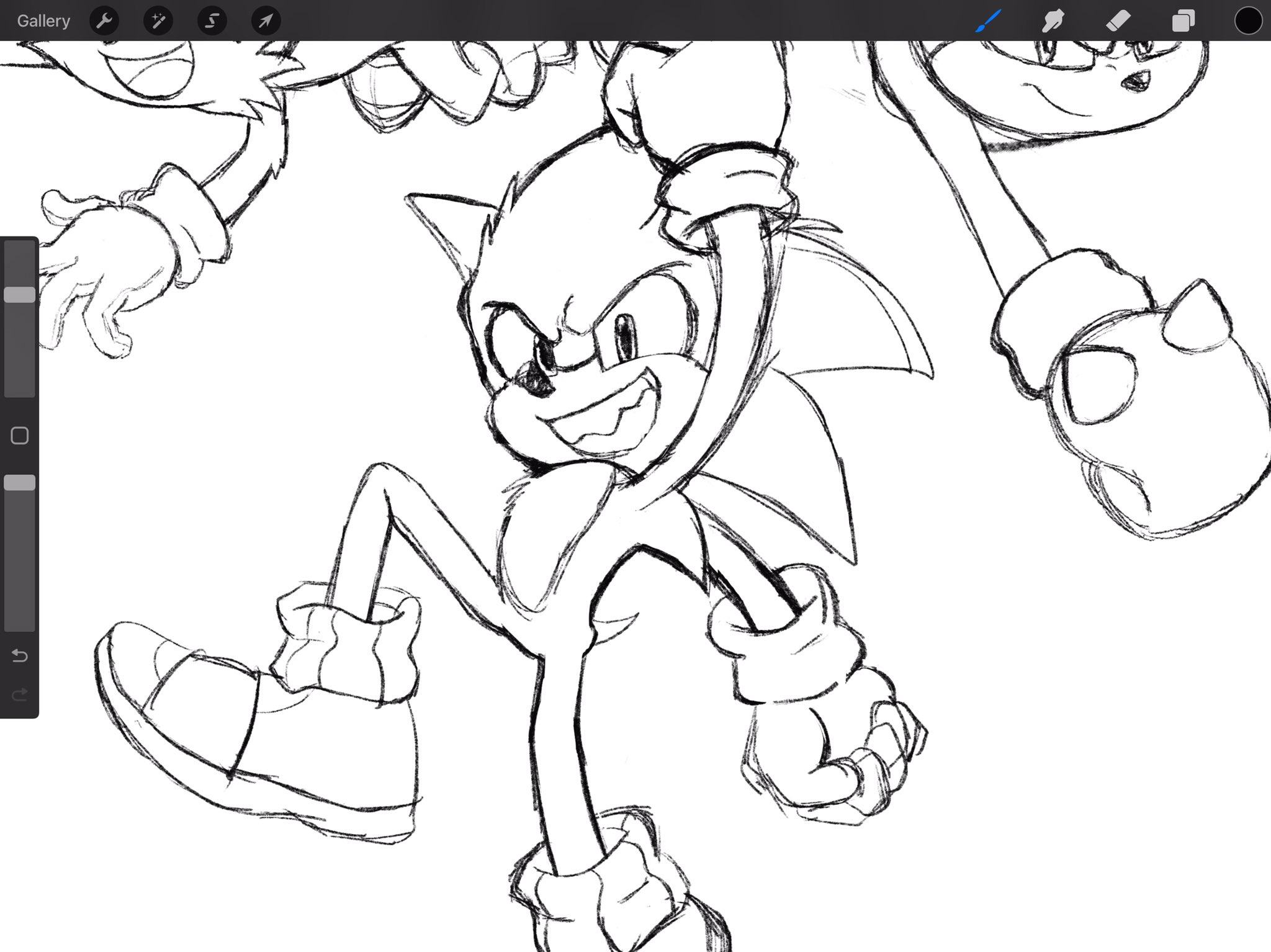 Âðgigi starling gaminggoru ðâ on x currently working on my sonic the hedgehog drawing i just love this movies rendition of the characters ð ð the full drawing should be
