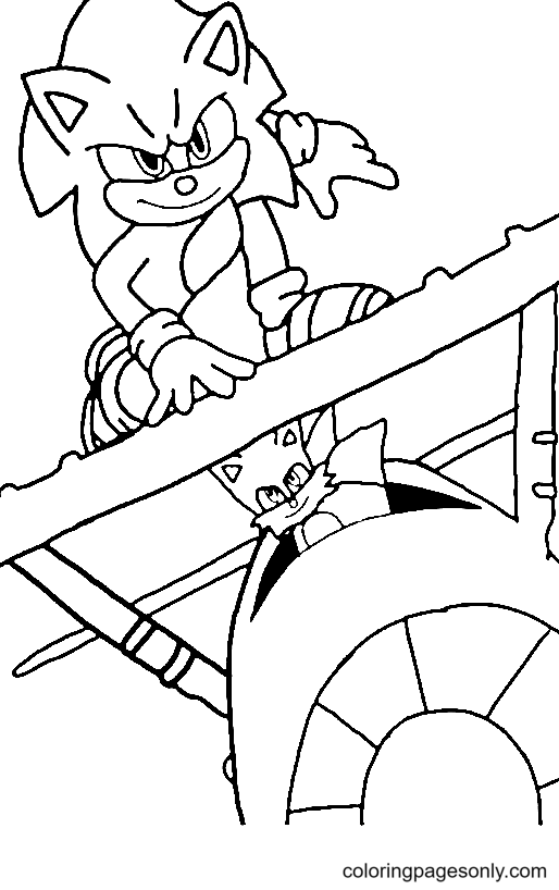 Sonic the hedgehog coloring pages printable for free download