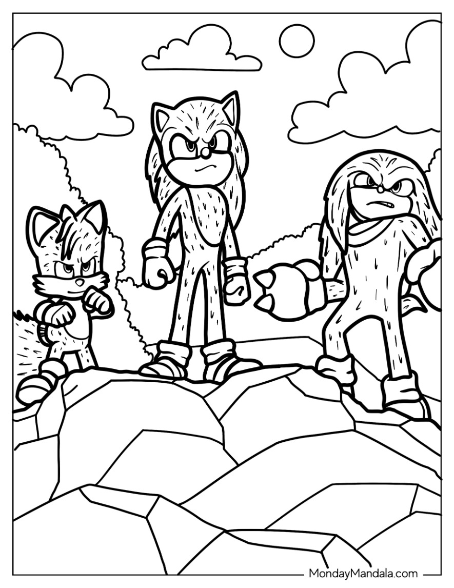 Tails coloring pages free pdf printables