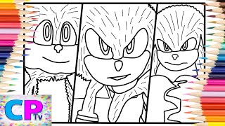 Sonic coloring pagessonic the hedgehog ovie syn cole
