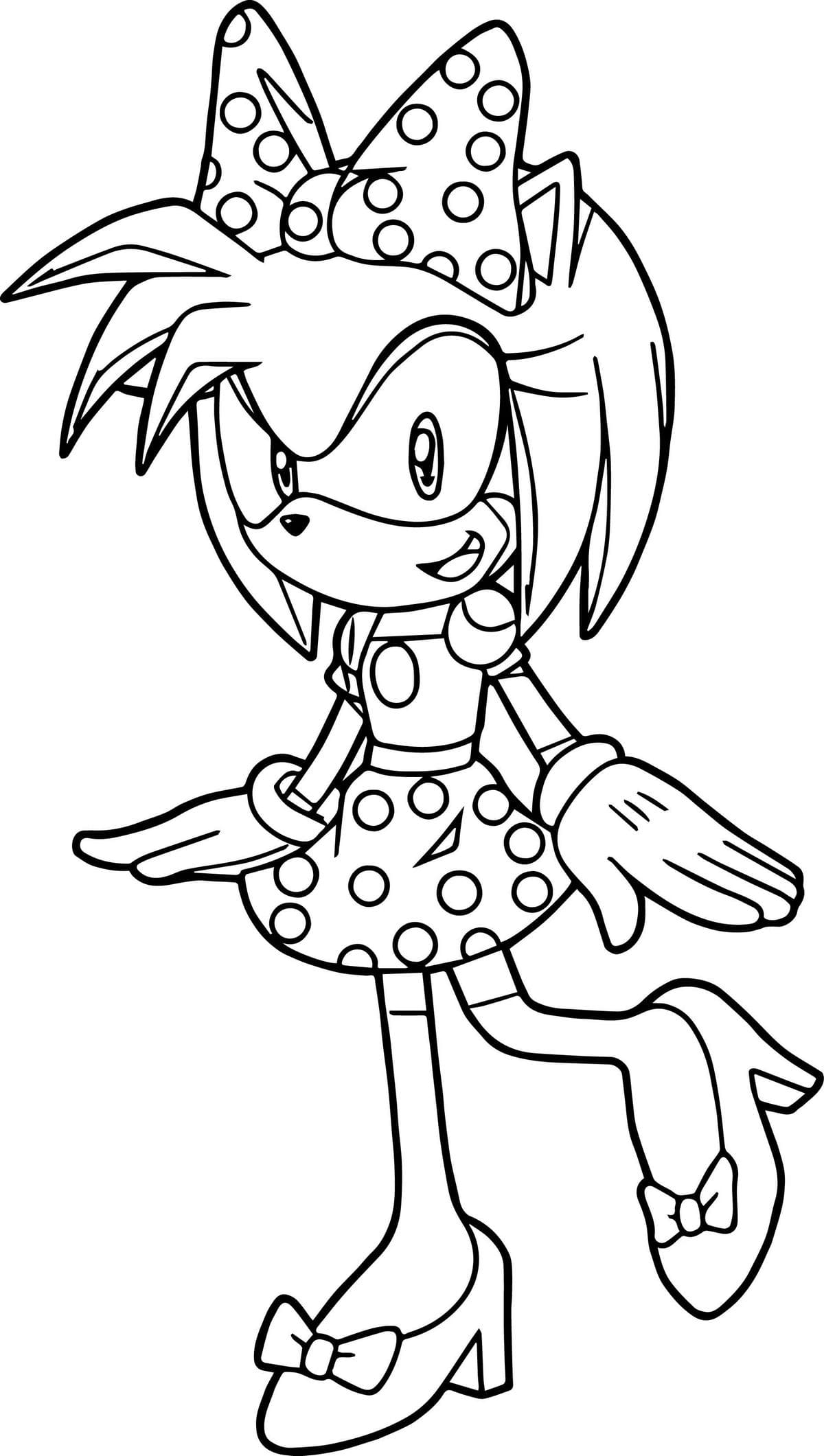 Amy rose coloring pages wonder day â coloring pages for children and adults