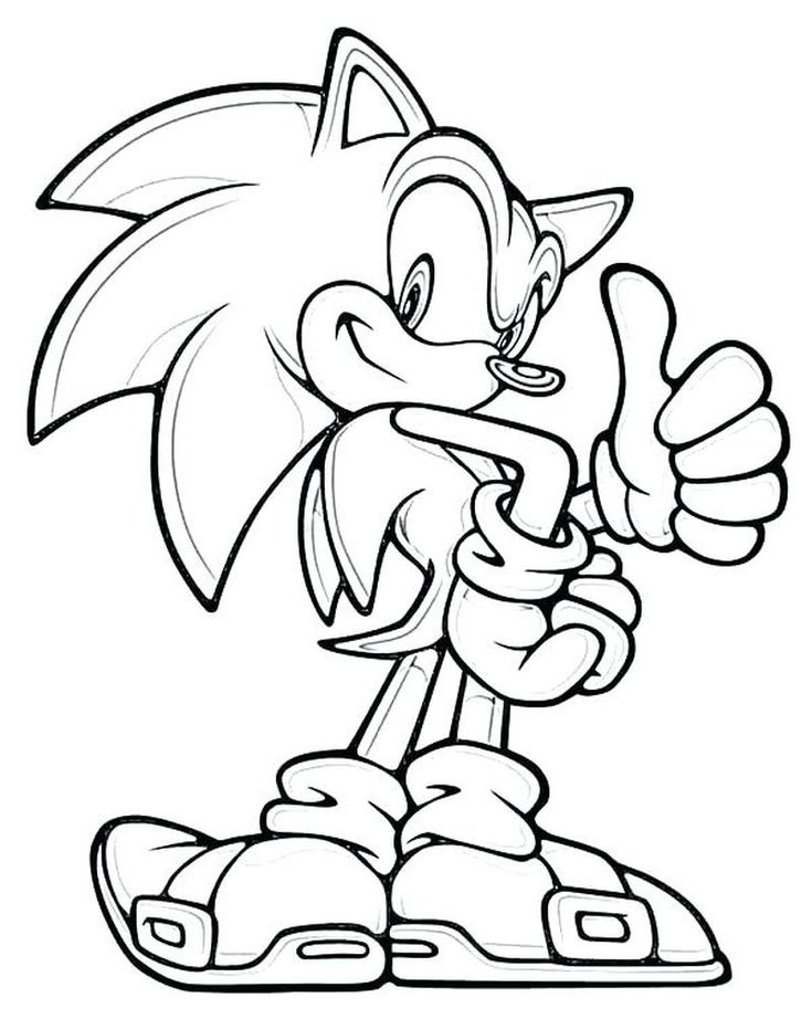 Sonic the hedgehog coloring pages pdf download