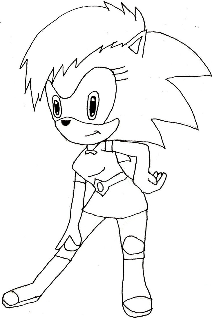 Free printable sonic the hedgehog coloring pages for kids