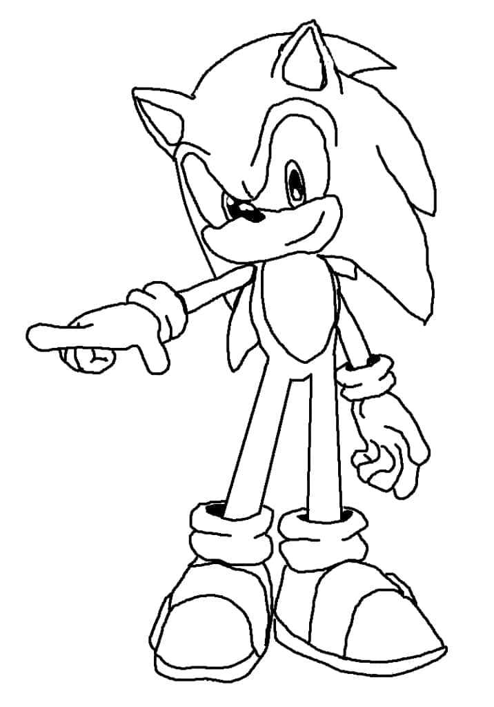 Download color sonic the hedgehog in this fun coloring activity