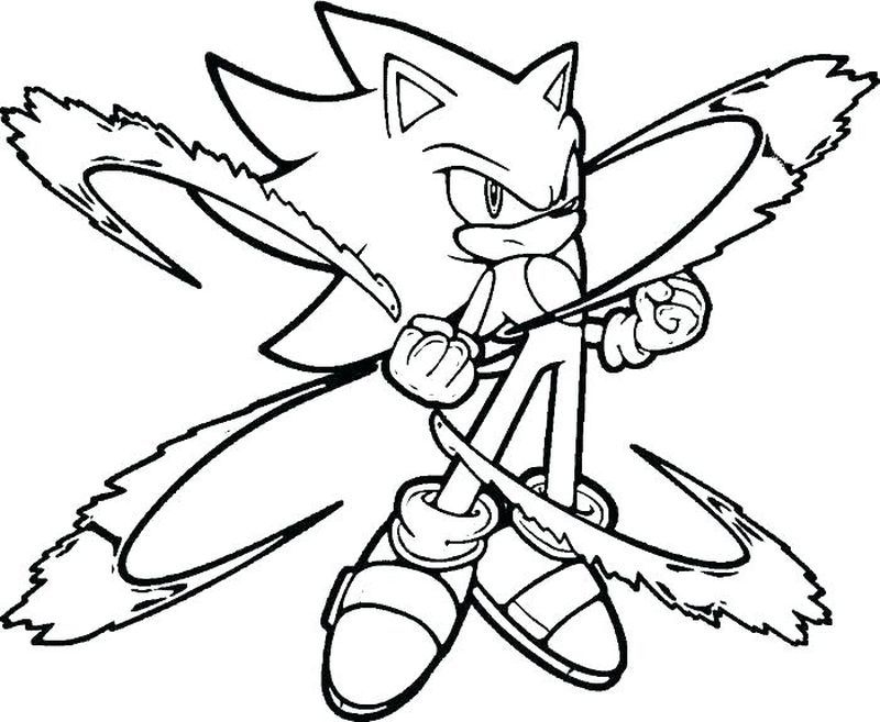 Sonic the hedgehog coloring pages pdf download