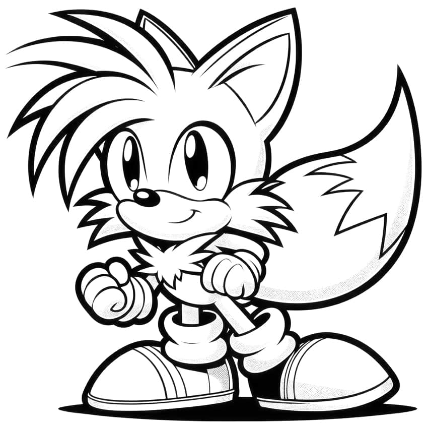 Sonic the hedgehog coloring pages