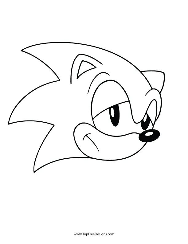 Free sonic coloring pages coloring pages sonic iconic characters