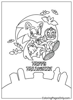 Sonic halloween coloring pages ideas halloween coloring pages halloween coloring coloring pages