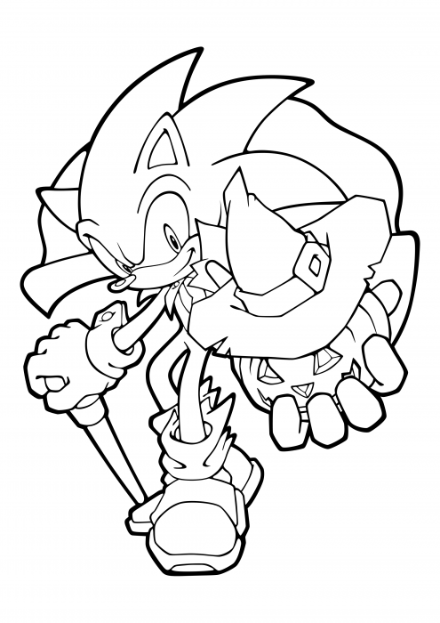 Sonic the hedgehog for halloween coloring pages sonic the hedgehog coloring pages